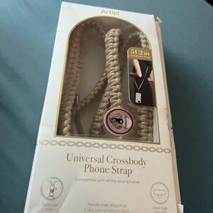 Crossbody Phone Strap - Gold NWT, but open box Gifts for her